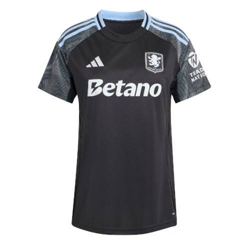 Aston Villa Harvey Elliott #9 Replika Udebanetrøje Dame 2025-26 Kortærmet Aston Villa Harvey Elliott #9 Replika Udebanetrøje Dame 2025-26 Kortærmet